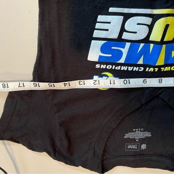 Team Apparel Super Bowl Rams House Black Size Medium NWOT - Picture 5 of 9